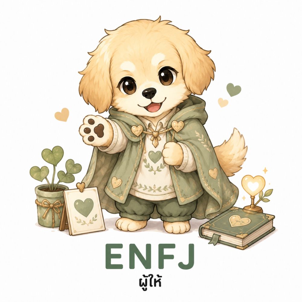 บุคลิกภาพ MBTI ENFJ — ผู้ให้