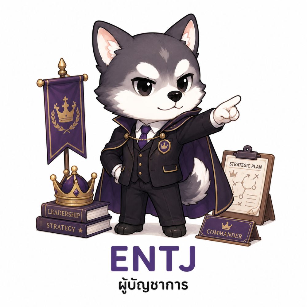 บุคลิกภาพ MBTI ENTJ — ผู้บัญชาการ