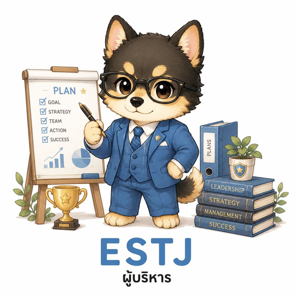 บุคลิกภาพ MBTI ESTJ — ผู้บริหาร