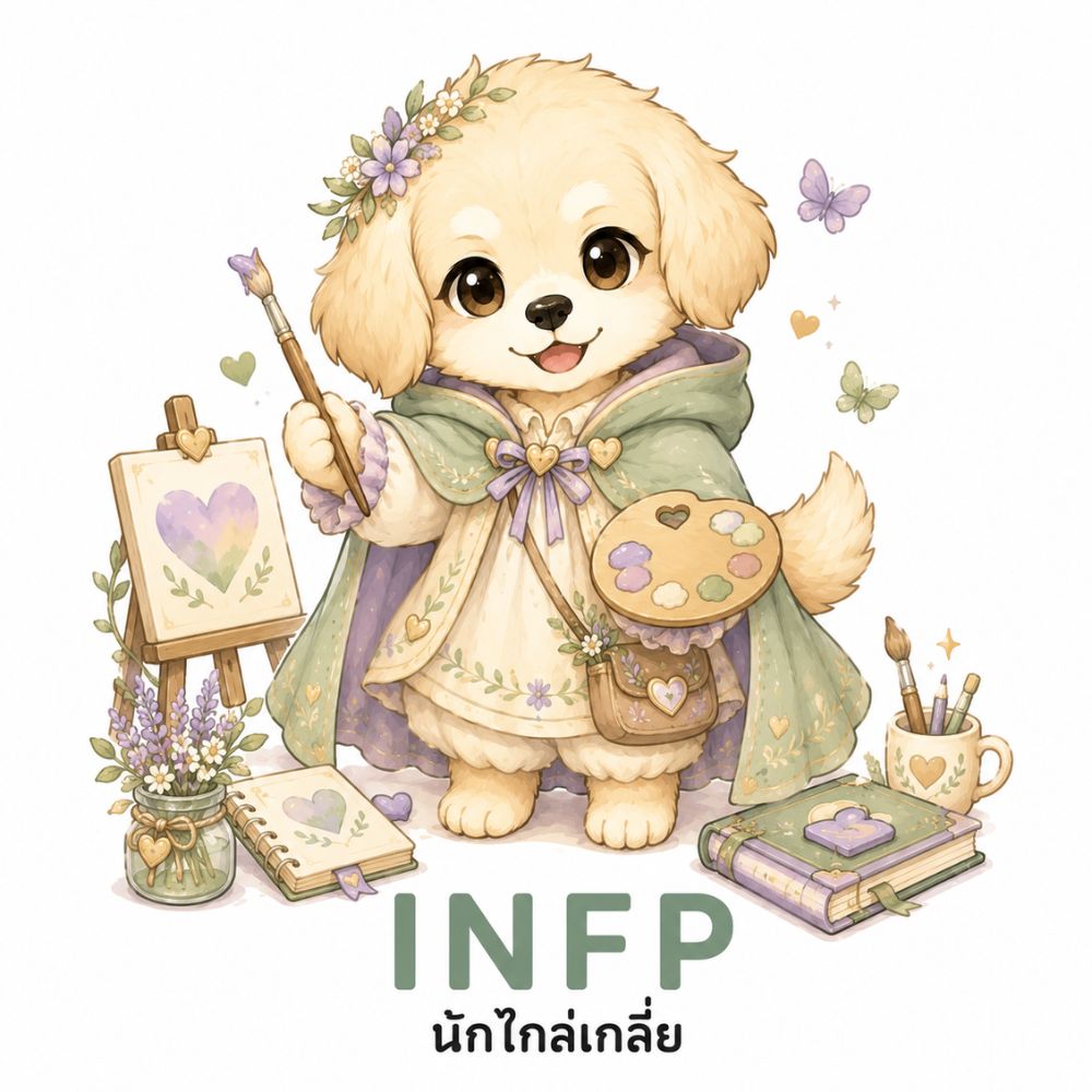 บุคลิกภาพ MBTI INFP — นักไกล่เกลี่ย