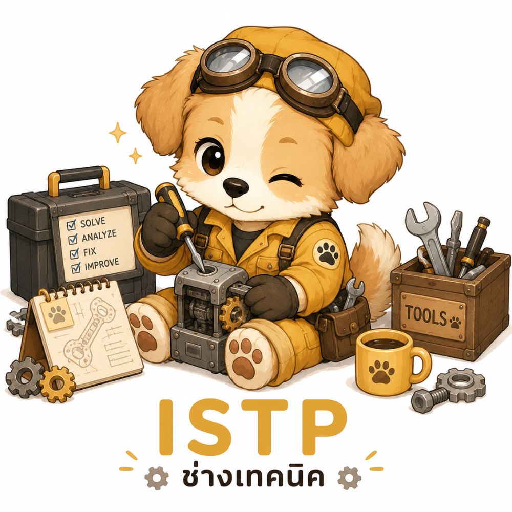 บุคลิกภาพ MBTI ISTP — ช่างเทคนิค